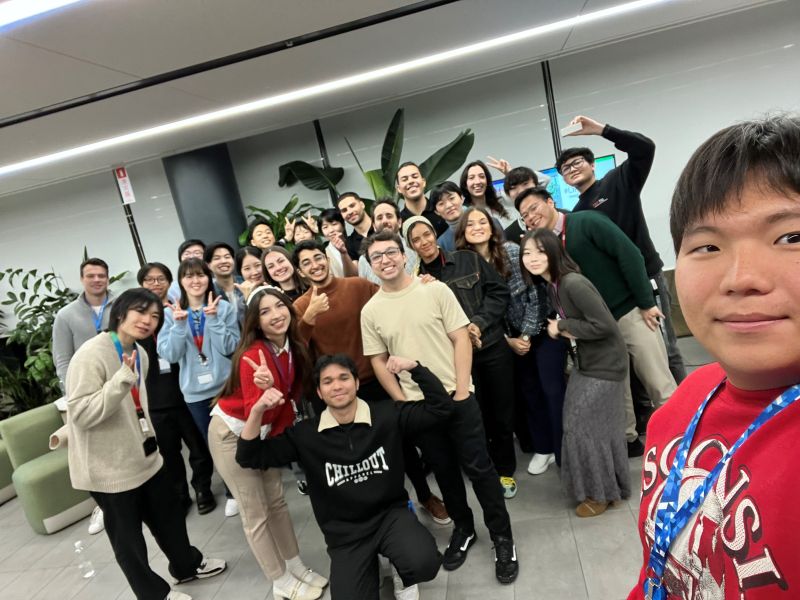 Participants at a Bosch Japan Intern Networking Day