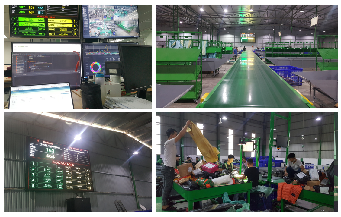 Semi-auto sorting system